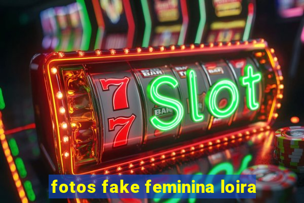 fotos fake feminina loira